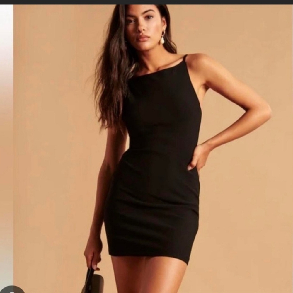 Abercrombie & Fitch Black Mini Dress